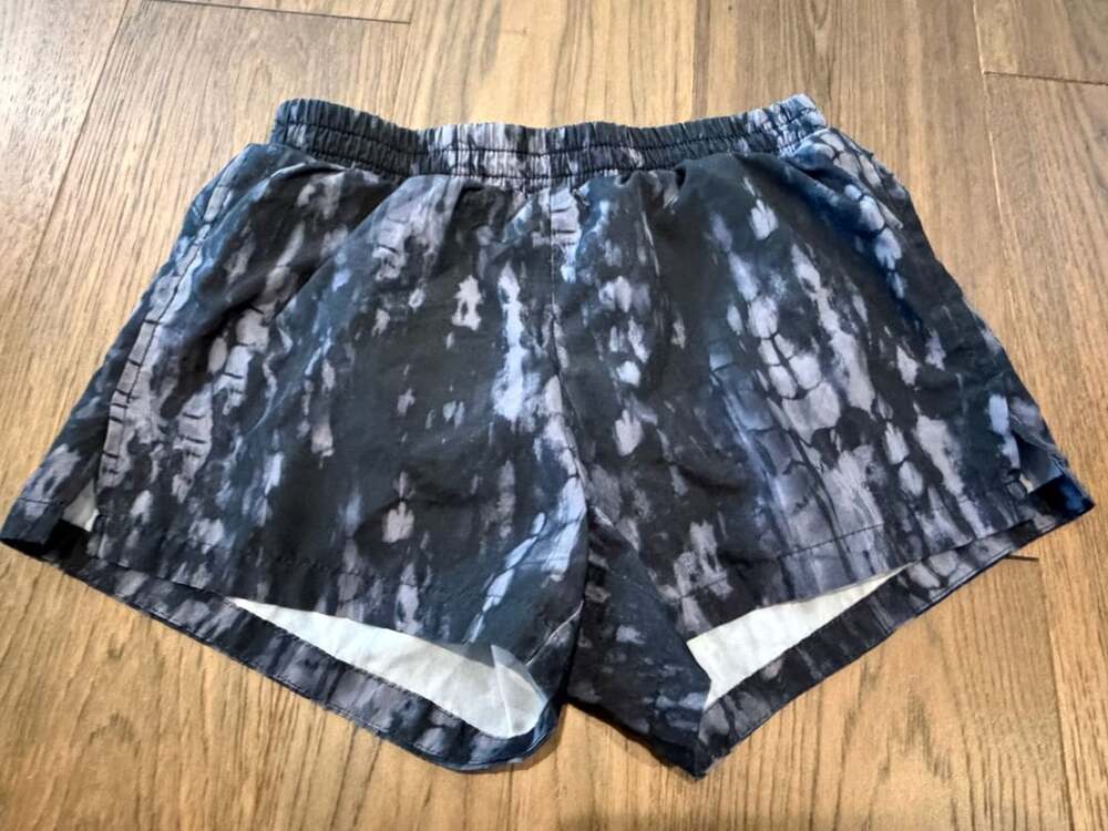Old Navy Active Go-Dry Athletic Shorts Black Tie Dye L 10-12